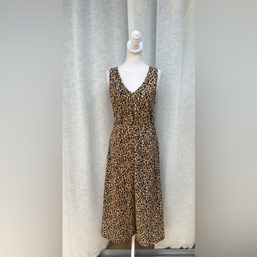 Mira&Co animal print sleeveless jumpsuit, Italy